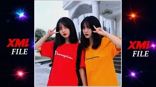 Manipur introducing twins gril alight motion video editing || xml file description