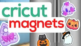 Make a Refridgerator Magnet With Your Cricut! *EASY*