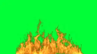 Flames of fire Green screen effects HD video♏