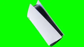 PS5 CONSOLE! SONY PLAYSTATION 5 VIDEO GAME CONSOLE animations on green screen, VFX for video Editing