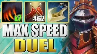 Super Fast Duel Damage Farm - Max Attack Speed [Duel + Overpower + Sven Cleave] Dota 2 Ability Draft