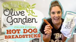 We Had to Try the Olive Garden Hot Dog Hack | Breadstick Hack | Taste Test and Review