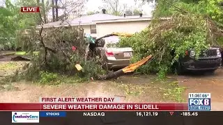Probable tornado destroys Slidell apartment complex