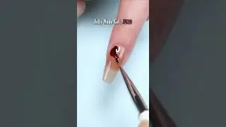 Red Marble Nail Art BORN PRETTY