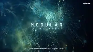 Abstract Particles Titles V2 for After Effects 2021