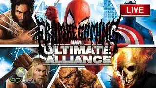 [LIVE] I'm putting together a team... Ultimate Alliance Pt.1 - Xbox 360