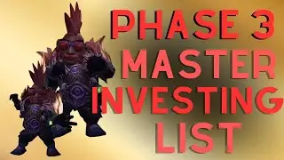 PHASE 3 MASTER INVESTING LIST!