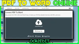 Best online pdf converter tool - OCR2edit | Easily convert pdf to word online 2023