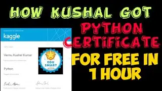 Free Python certification 2020