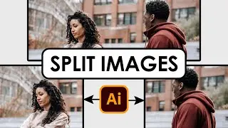 How to Split Images in Adobe Illustrator | TRICK