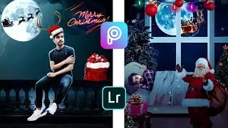 Christmas photo editing | Picsart photo editing | picsart editing background change | lkr edits