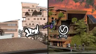 Vray for Rhino – How to Render Using Vray for Students and Beginners (My Studio 6 Project Workflow)