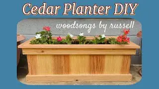 How to Build a Cedar Planter | Spring Woodworking Project Ideas | Cedar Planter DIY