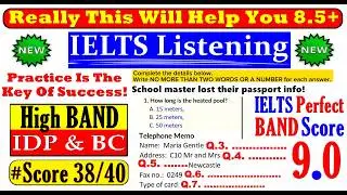 IELTS LISTENING PRACTICE TEST 2024 WITH ANSWERS | 15.10.2024