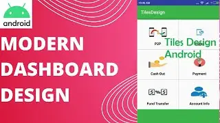 Modern Dashboard UI Design Android Studio Tutorial