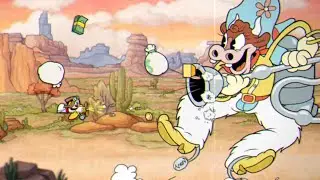 Cuphead The Delicious Last Course - Esther Winchester Boss Fight