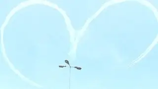 Mısır jetlerinden kalpli gösteri