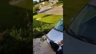 Insane motorcycle accident.