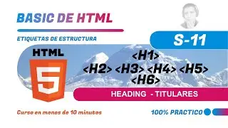 Heading o Títulos ⭐ h1 h2 h3 h4 h5 h6