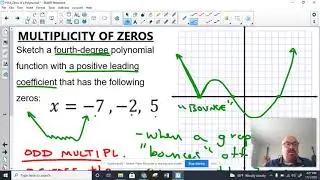 An Example of Multiplicity of Zeros