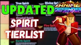Anime Defenders 2024 Spirit Tier List