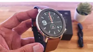 BEST MID RANGE SMART WATCH!? Xiaomi Amazfit GTR 47mm Smart Watch In-Depth Unboxing and Setup