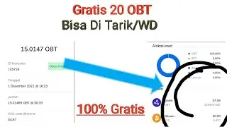 CARA MENDAPATKAN TOKEN/Coin CRYPTO OBT GRATIS HANYA DENGAN MENDAFTAR BISA DI WD