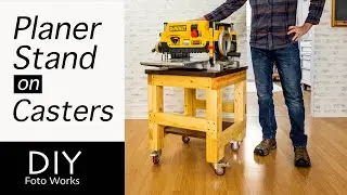 Planer Stand/Rolling Tool Cart I DIY I  4K
