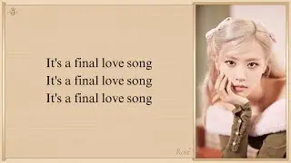 I-LAND2 'FINAL LOVE SONG (With ROSÉ)' Easy Lyrics