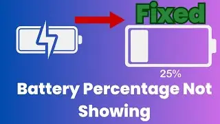 Fix Battery Percentage Not Showing on Windows 11 | Easy Steps to Display Battery Icon 🔋
