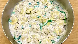 Easy Sauce Recipe for ravioli | Ravioli in Creamy Garlic  Butter Sauce