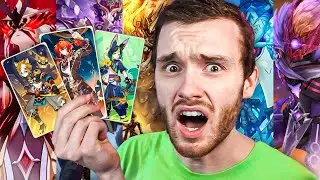 Opening Genshin Impact Cards To Build A Team