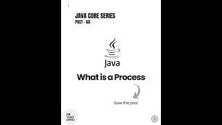 #65 Core Java tutorial course parts   - What is a Process #java #epic #bugs