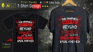 T Shirt Design In Illustrator - How to create print ready t-shirt design