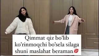 Qimmat qiz bo’lib ko’rinmoqchi bo’sela silaga shuni maslahat beraman🥰❤️ 
