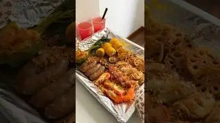 Make Chinese BBQ with me #asmr #food #asmrfood #cooking #bbq #foodie #shorts
