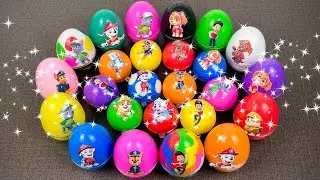 Looking For Paw Patrol Clay With Mini Eggs: Ryder, Chase, Marshall,...Satisfying ASMR Video