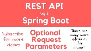 REST API with Spring Boot - Making Query String Request Parameter Optional