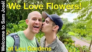 We Love Flowers at Harry P. Leu Gardens in Orlando, Florida