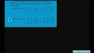 Determine whether the set of permutations is a group under composition of permutations. Cayley table