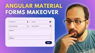 How to create Sleek Angular Material Forms?