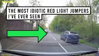 The Most Idiotic Red Light Jumpers I've Ever Seen On One Stretch of Road | Dash Cam Footage