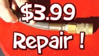 How To Repair An Air Line For Under $4 - Air Tool Hose Fix
