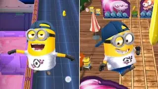 Despicable Me: Minion Rush - Striker Minion Runs a Marathon at Bratt's Lair & Super Silly Fun Land