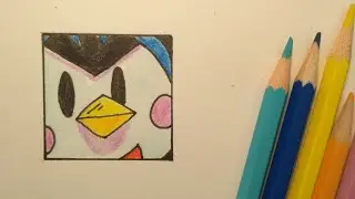 Как нарисовать аватарку мистера П из Бравл Старс /How to draw icon MR.P from Brawl Stars