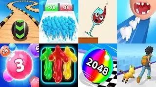 Sky Rolling Balls, Count Master, Spill it, Smile Rush,... Satisfying Mobile Games 04092024