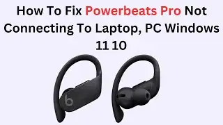 How To Fix Powerbeats Pro Not Connecting To Laptop, PC Windows 11 10