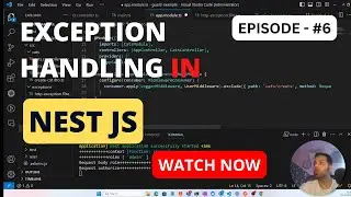 Exception Handling in Nest.js | Detailed discussion on exception handling in NestJS