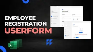 Employee Registration Userform with picture | Advanced Excel