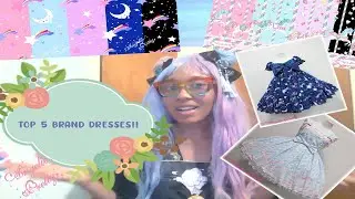 Top 5 BRAND Dresses on my Lolita DREAM DRESS Wishlist!!!